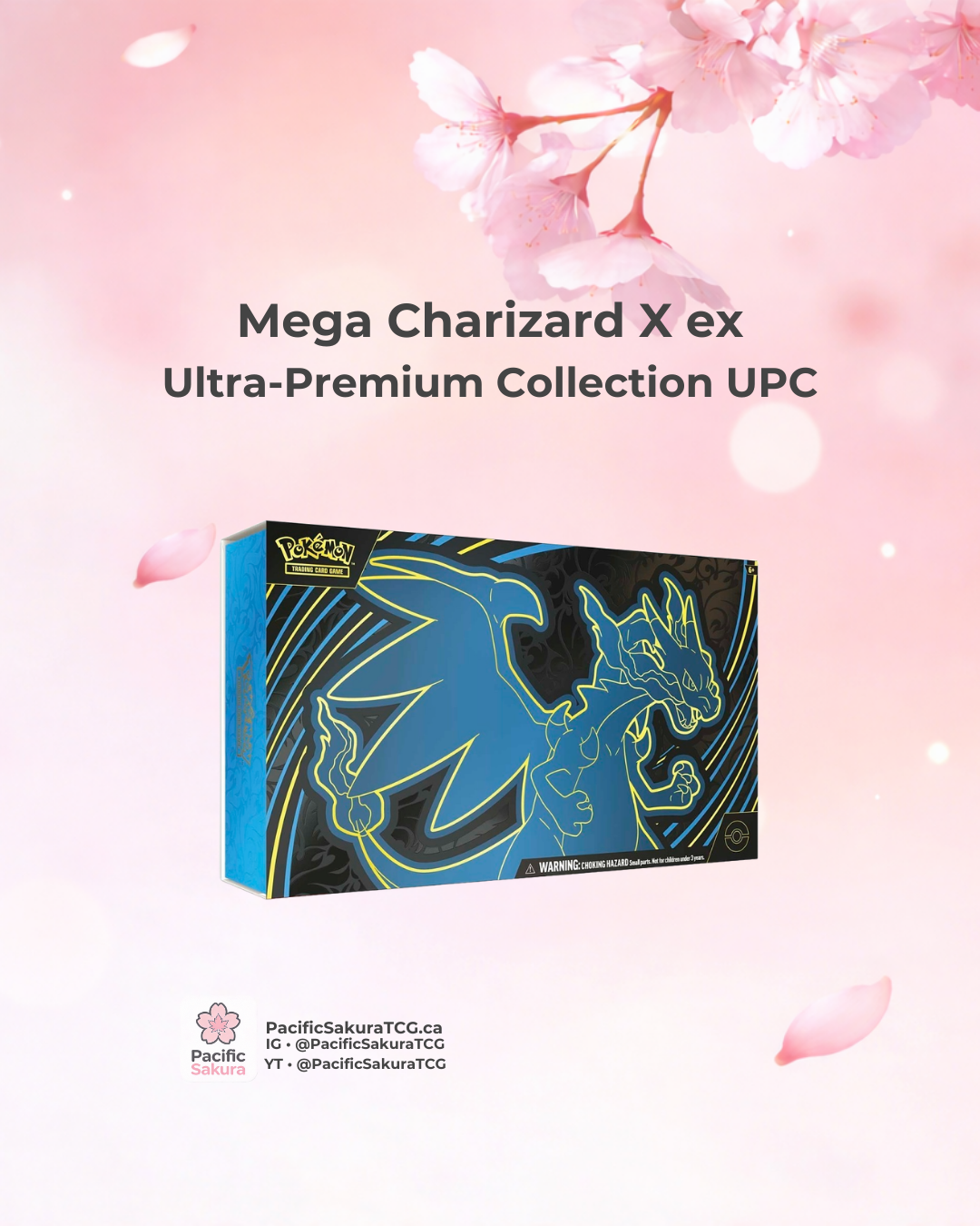 Pokémon Mega Charizard X ex UPC | Sealed | Pacific Sakura
