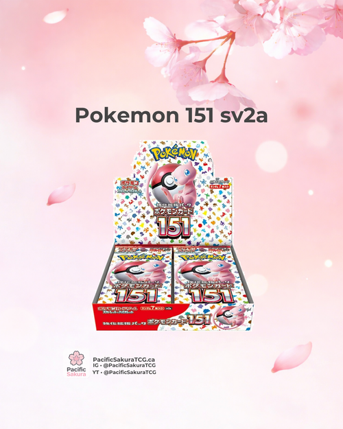 Pokémon 151 (sv2a) Japanese Booster Box - Sealed with original packaging - Pacific Sakura TCG